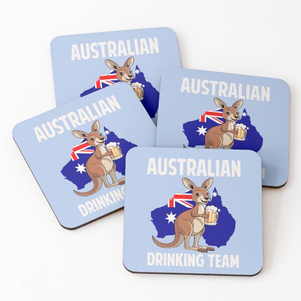 Item preview, Australian Drinking Beer Team Funny Australia Day designed and sold by Colorfulman.