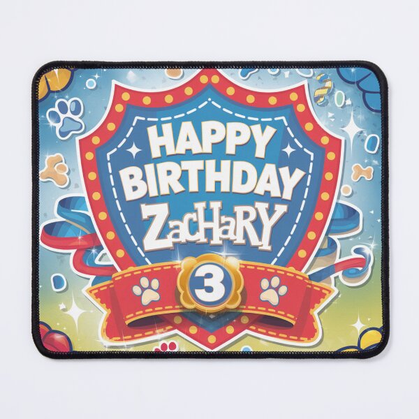 Item preview, Zachary's 3rd Birthday designed and sold by whatifsticks.