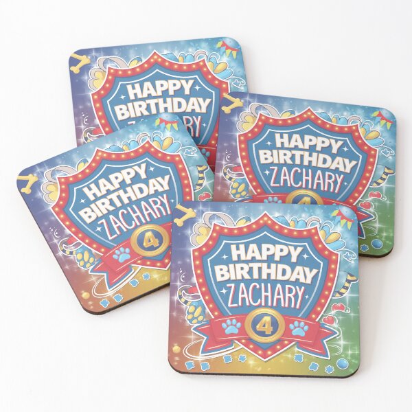 Item preview, Zachary's 4th Birthday designed and sold by whatifsticks.