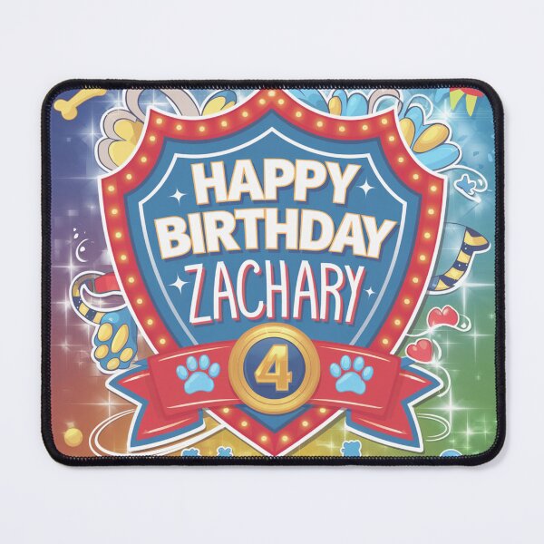 Item preview, Zachary's 4th Birthday designed and sold by whatifsticks.
