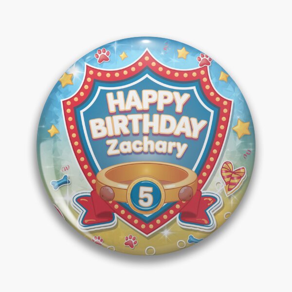 Item preview, Zachary's 5th Birthday designed and sold by whatifsticks.