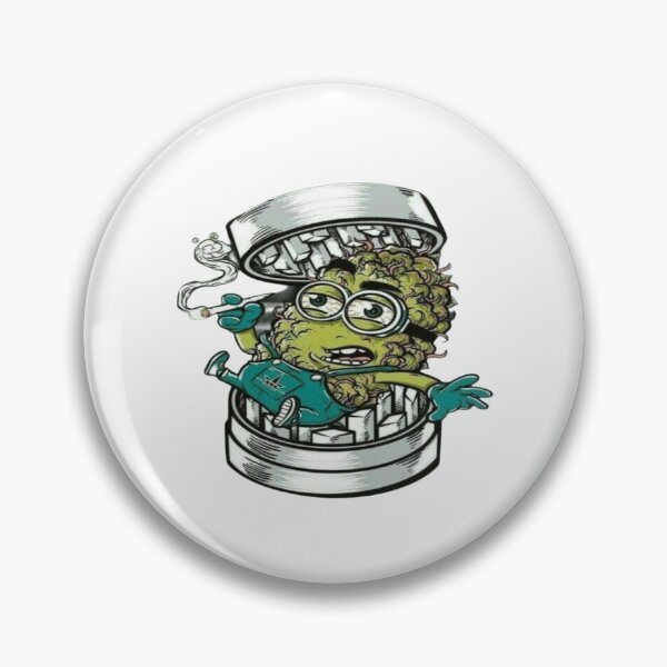 Item preview, Anthropomorphic Cannabis Bud in Grinder  designed and sold by Magiccreativa9.