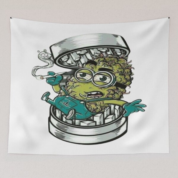 Item preview, Anthropomorphic Cannabis Bud in Grinder  designed and sold by Magiccreativa9.