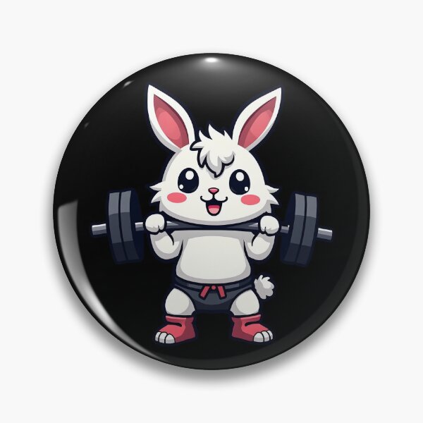 Item preview, Bunny Mode – Funny Workout Rabbit Gym  designed and sold by Fragy72.