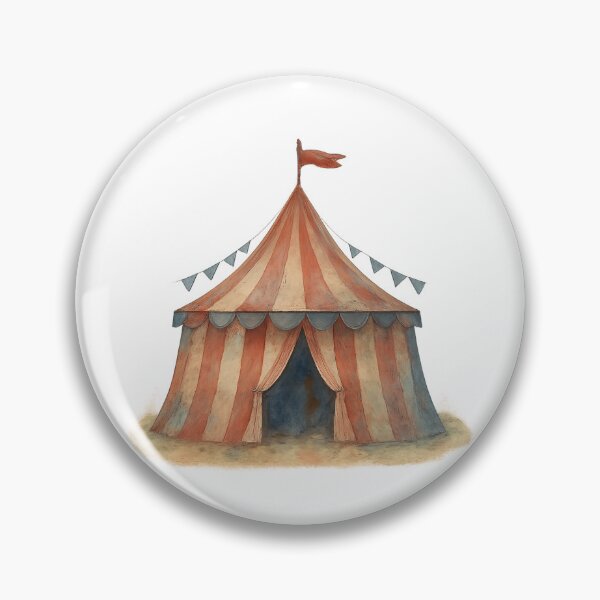 Item preview, Watercolor circus tent designed and sold by I-R-A.