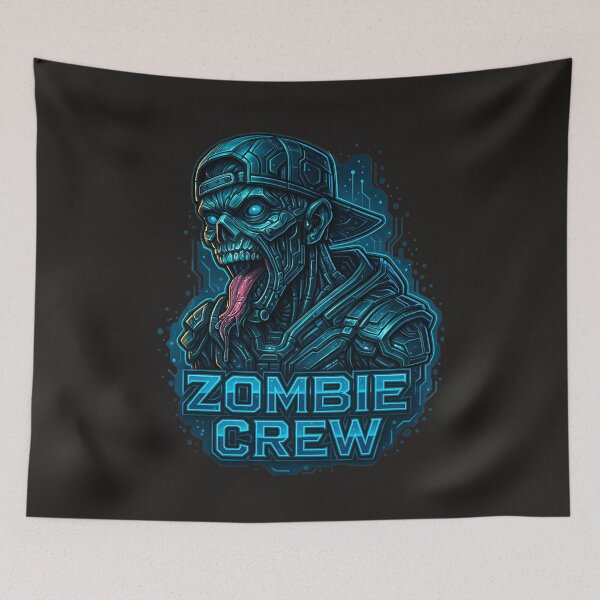 Item preview, Cyber Zombie Crew T-Shirt designed and sold by Thaivi Design.