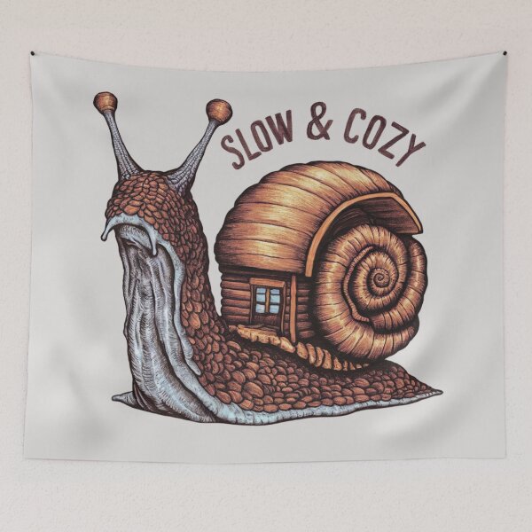 Item preview, Snail - Slow & Cozy designed and sold by 123ks.