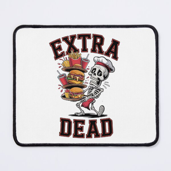 Item preview,  Extra Dead Skeleton Waiter Balancing Burgers and Fries designed and sold by Taans-Creation.