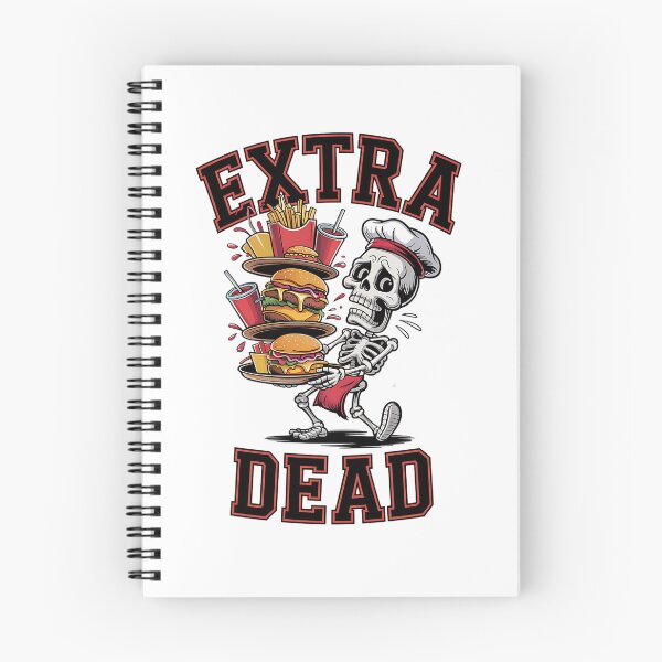 Item preview,  Extra Dead Skeleton Waiter Balancing Burgers and Fries designed and sold by Taans-Creation.