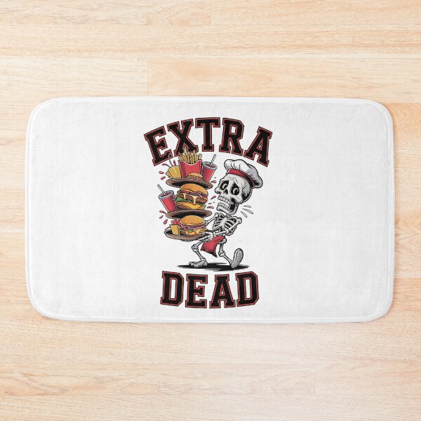 Item preview,  Extra Dead Skeleton Waiter Balancing Burgers and Fries designed and sold by Taans-Creation.