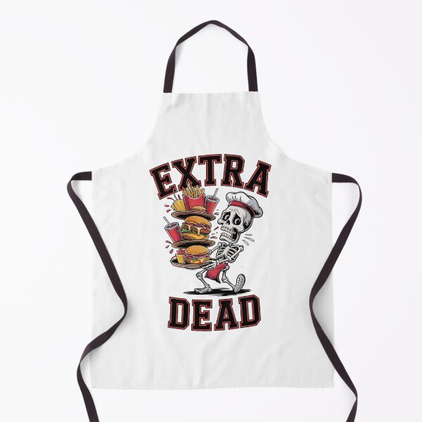 Item preview, Extra Dead Skeleton Waiter Balancing Burgers and Fries designed and sold by Taans-Creation.