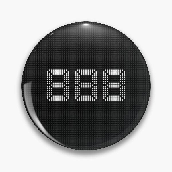Item preview, Angel Number 888 - Pixel LED Sign designed and sold by Awakened-Pixels.