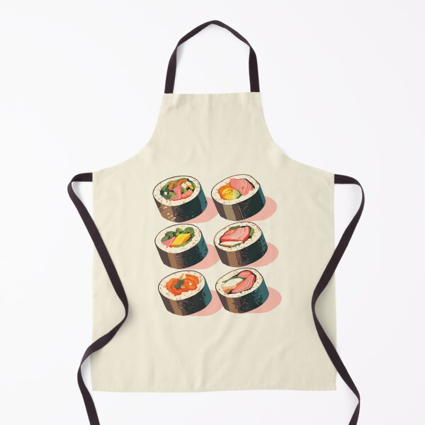 Item preview, Colorful Kimbap Roll Illustration – Playful Korean Food Art Design designed and sold by Windy-market.