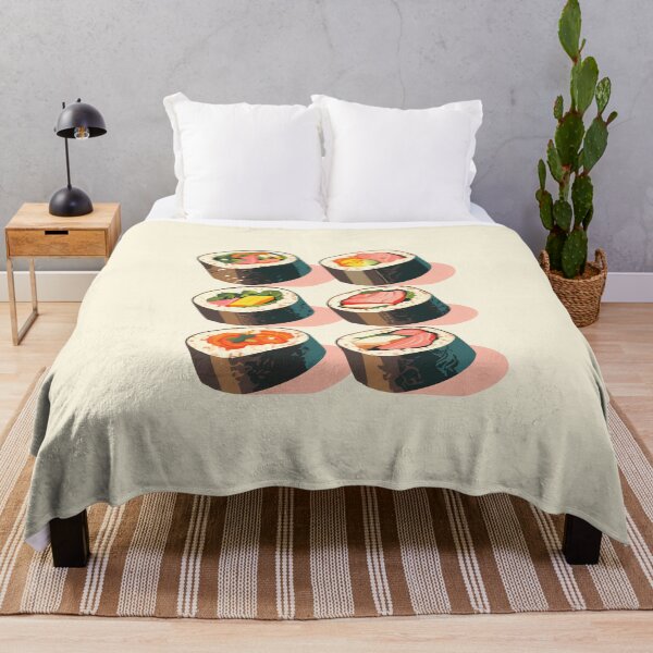 Item preview, Colorful Kimbap Roll Illustration – Playful Korean Food Art Design designed and sold by Windy-market.