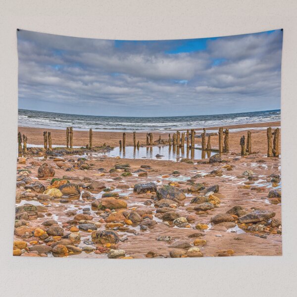 Item preview, Sandsend Groynes, Yorkshire, England designed and sold by Paul Thompson Photography.