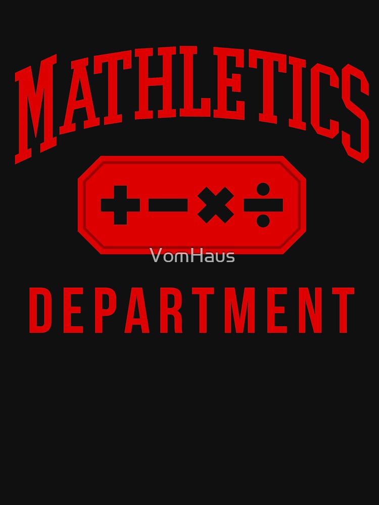 mathletics-department-t-shirt-for-sale-by-vomhaus-redbubble