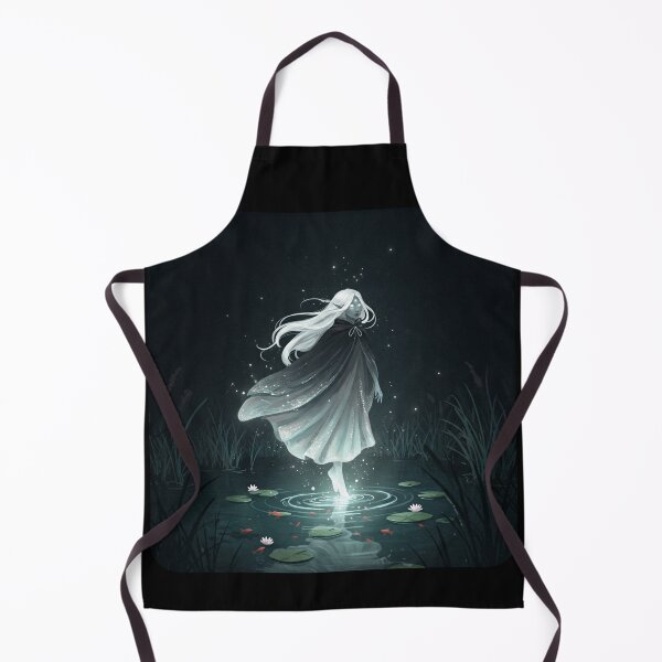 Item preview, Ghostly Water Nymph in Moonlit Marsh designed and sold by PixCthulhu.