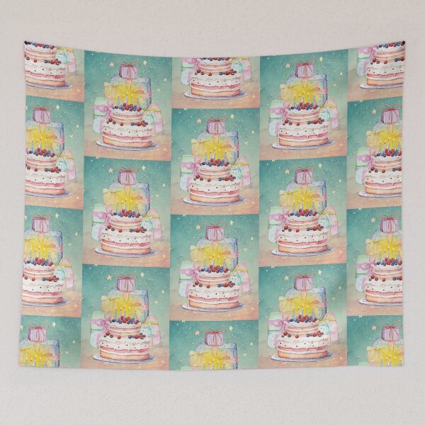 Item preview, Cake designed and sold by Liz Redbrake.