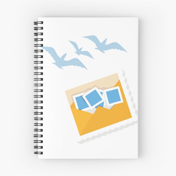 Item preview, Yellow Envelope with Photos and Flying Bird Silhouettes on Black designed and sold by Creative88Art.