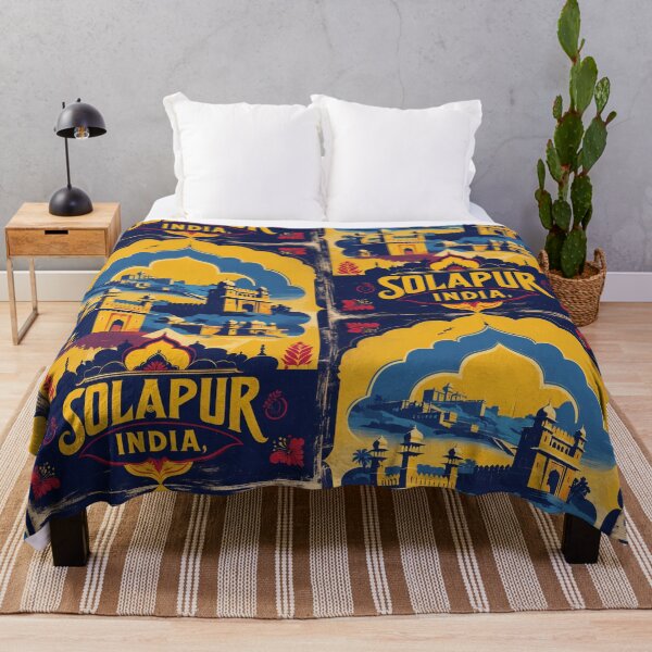 Item preview, Solapur India Vintage Travel Tourism  designed and sold by TravelersGems.
