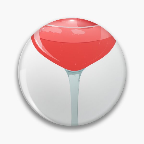 Item preview, Illustration of a Coupe Glass with Red Cocktail and Strawberry Garnish designed and sold by Creative88Art.