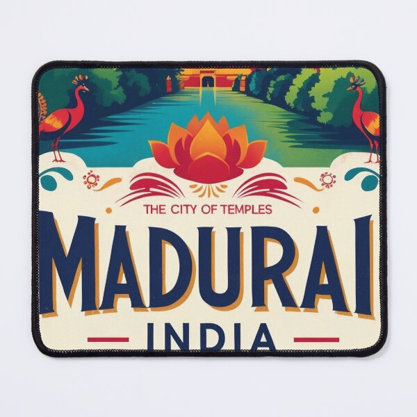 Item preview, Madurai India Vintage Travel Tourism designed and sold by TravelersGems.