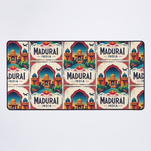 Item preview, Madurai India Vintage Travel Tourism designed and sold by TravelersGems.