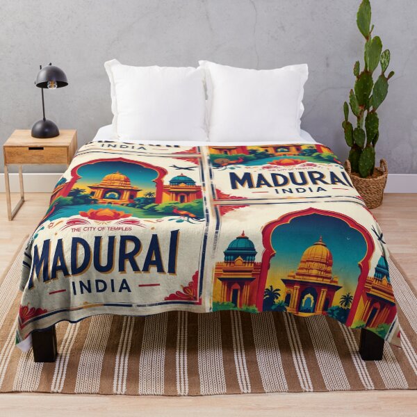 Item preview, Madurai India Vintage Travel Tourism designed and sold by TravelersGems.