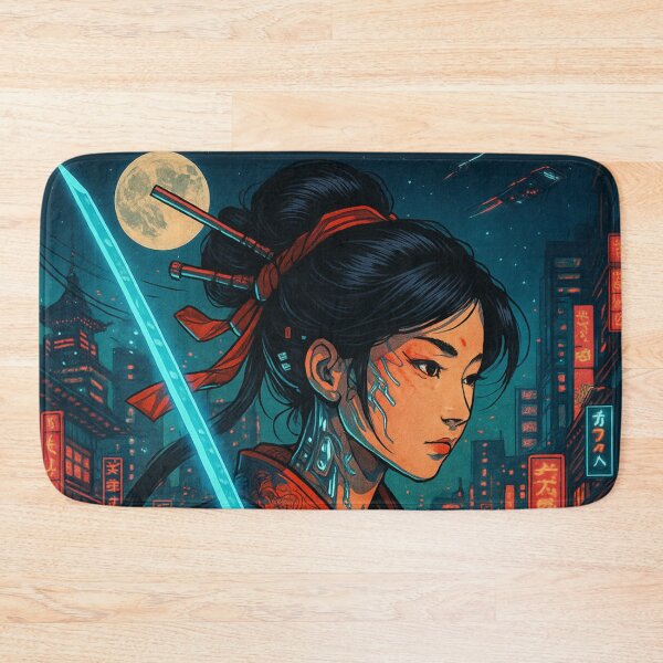 Item preview, Cyber Samurai: Moonlit Blade designed and sold by JPN-NOGRAY-SHOP.