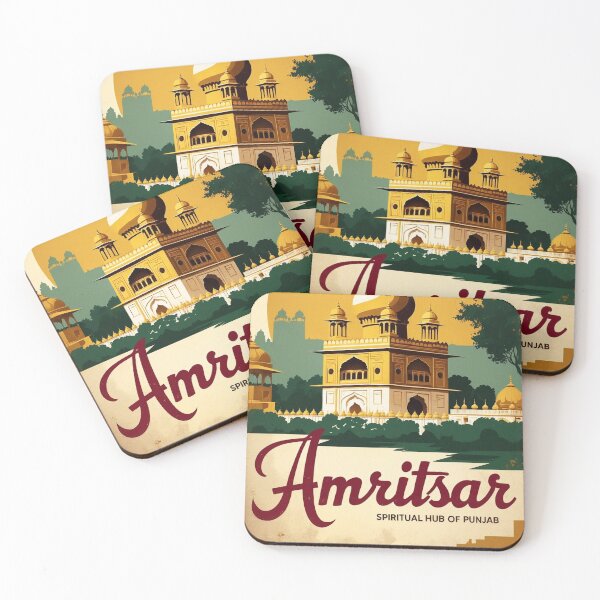 Item preview, Amritsar India Vintage Travel Tourism  designed and sold by TravelersGems.
