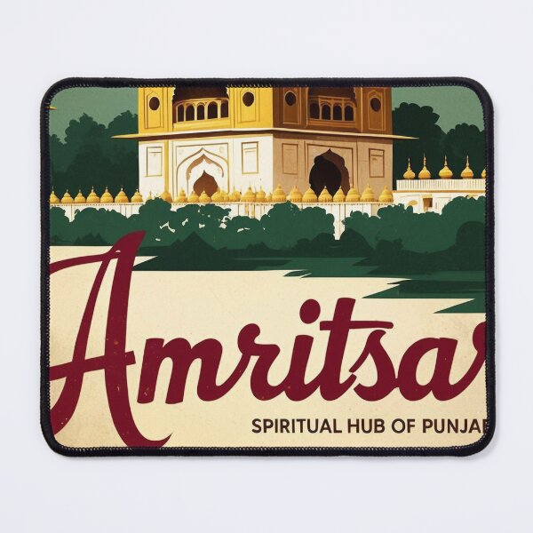 Item preview, Amritsar India Vintage Travel Tourism designed and sold by TravelersGems.
