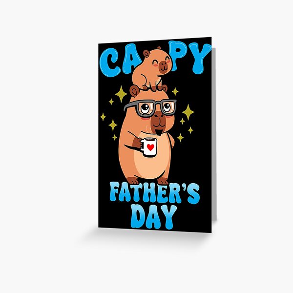 Item preview, Capy Father's Day Capybara Gift For Dad designed and sold by BoggsNicolasArt.