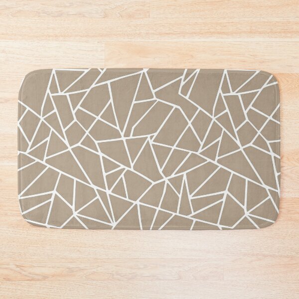 Item preview, Abstract Geometric Mosaic Pattern in Beige designed and sold by ImagineCorner.