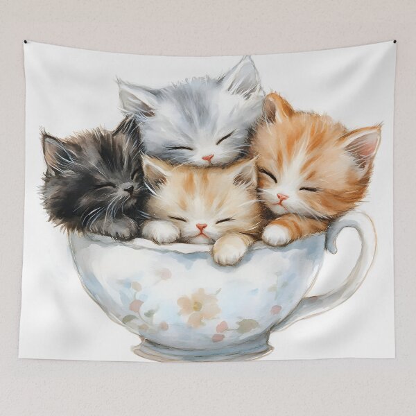 Item preview, Teacup Kittens  designed and sold by pipopoupin.