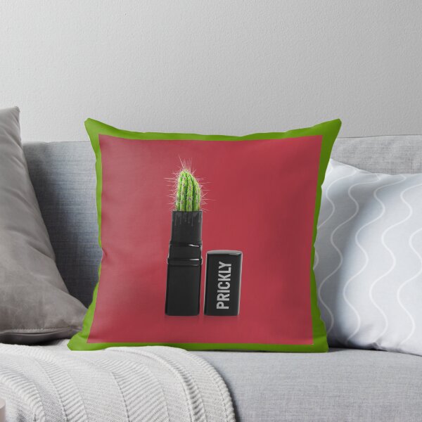 Item preview, "Cactus Lipstick on a Dark Pink Canvas" designed and sold by ElinorVania.