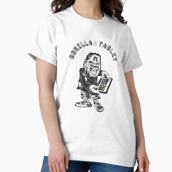 Item preview, GORILLA with a tablet designed and sold by AleksARTua.