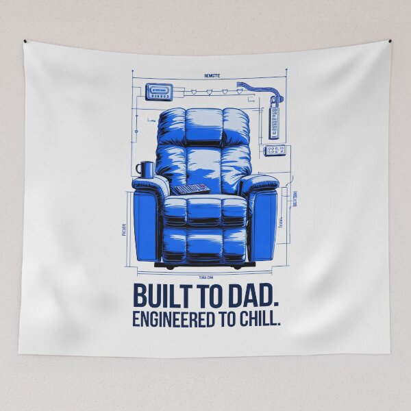 Item preview, ​Ultimate Dad Recliner Blueprint – Funny Father's Day Gift​ designed and sold by Yassino-Studio.