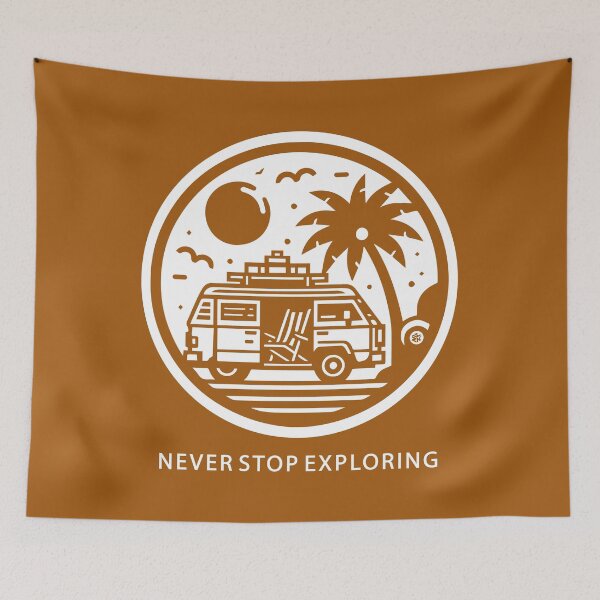 Item preview, Never stop exploring designed and sold by Yuzik.