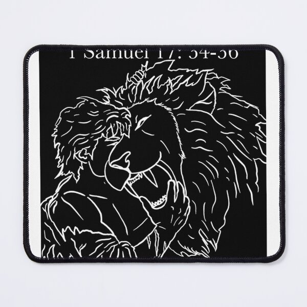 Item preview, David and the Lion (Black) designed and sold by MassMovesMass.