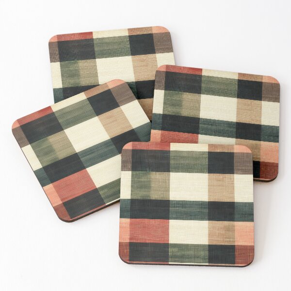 Item preview, Rustic Multicolor Plaid Textile Pattern designed and sold by ImagineCorner.