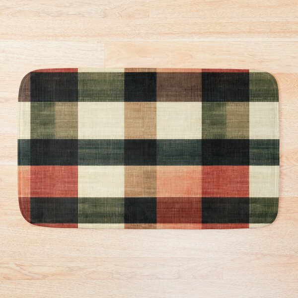 Item preview, Rustic Multicolor Plaid Textile Pattern designed and sold by ImagineCorner.
