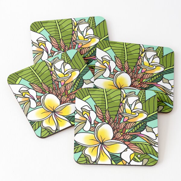 Item preview, Martine's Frangipani designed and sold by azzurroarts.