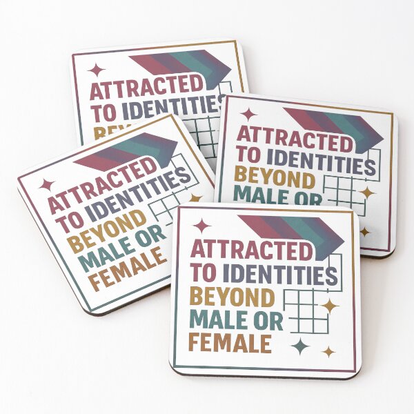 Item preview, Attracted to Identities Beyond – Rainbow Pride Art designed and sold by Haus Of Sin.