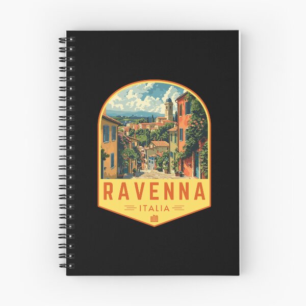 Item preview, Ravenna in Emilia-Romagna, Italy Vintage Travel Art Badge designed and sold by MaateoDesign.