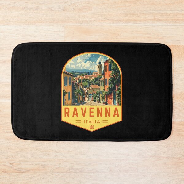 Item preview, Ravenna in Emilia-Romagna, Italy Vintage Travel Art Badge designed and sold by MaateoDesign.