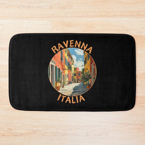 Item preview, Ravenna in Emilia-Romagna, Italy Retro Travel Art Circle Emblem designed and sold by MaateoDesign.
