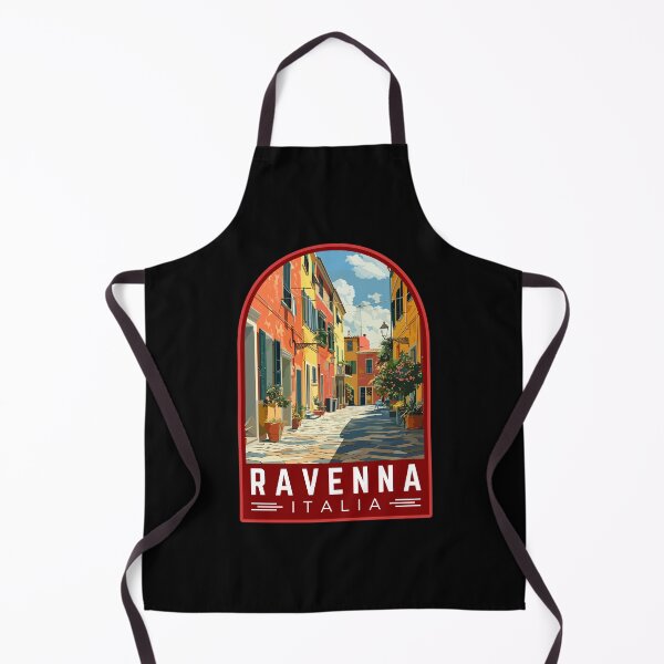 Item preview, Ravenna in Emilia-Romagna, Italy Vintage Travel Art Emblem designed and sold by MaateoDesign.