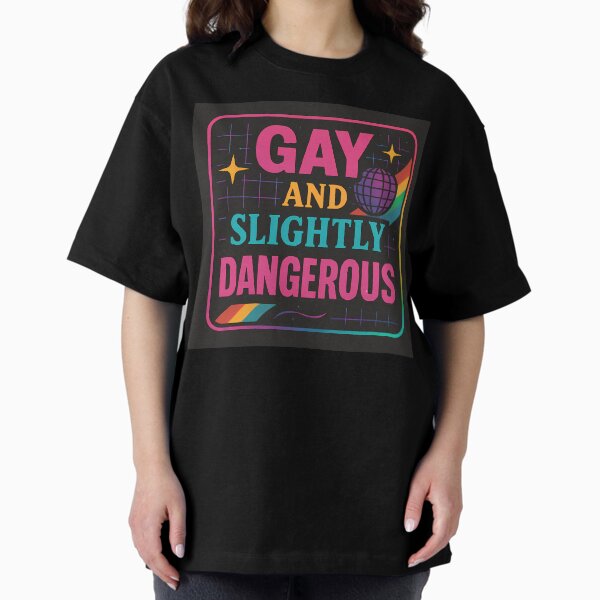 Item preview, Gay and Slightly Dangerous – Bold Pride Design designed and sold by Haus Of Sin.