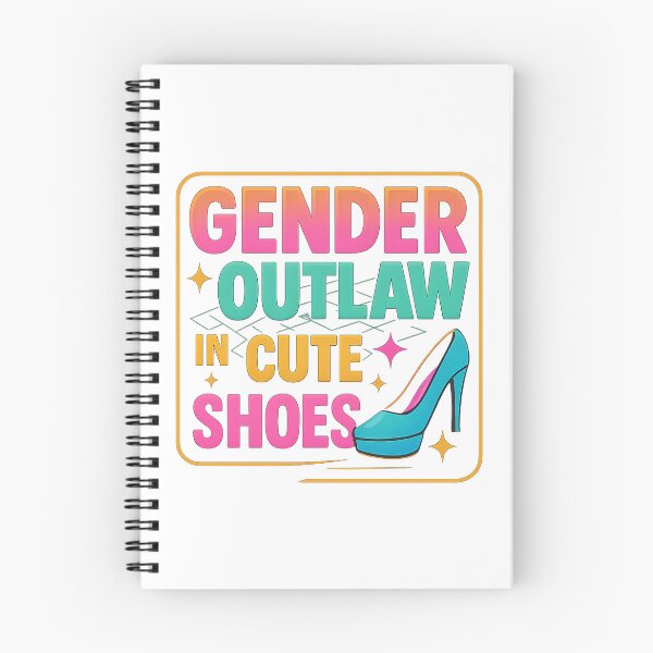 Item preview, Gender Outlaw in Cute Shoes – Neon Pop Design designed and sold by Haus Of Sin.