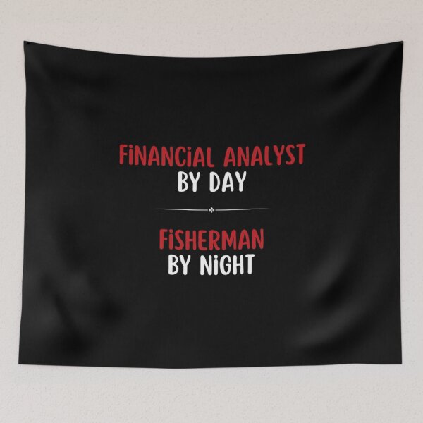 Item preview, Financial Analyst by Day, Fisherman by Night designed and sold by DixieGirlStudio.